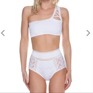 Becca White Bikini